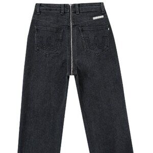 Fashion Brand Company Easy Access Zipper Jeans Black 4X